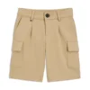 Kids’ cargo shorts in stretch piqué Kids’ cargo shorts in stretch piqué