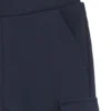 Kids’ cargo tracksuit bottoms in stretch piqué