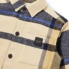 Kids’ checked-cotton shirt with branded pocket