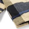Kids’ checked-cotton shirt with branded pocket
