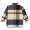 Kids’ checked-cotton shirt with branded pocket