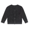 Kids’ cheetah-print sweatshirt with rear zip