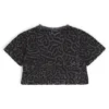Kids’ cheetah-print T-shirt in cotton with lustrous logo Kids’ cheetah-print T-shirt in cotton with lustrous logo