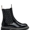 Kids’ Chelsea boots in patent leather with monogram panels Kids’ Chelsea boots in patent leather with monogram panels
