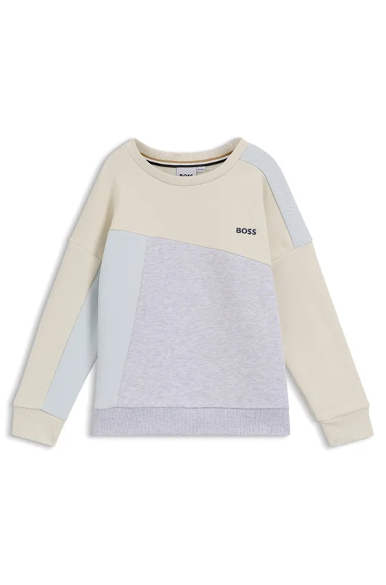 Kids’ colour-blocked sweatshirt in a cotton blend Kids’ colour-blocked sweatshirt in a cotton blend