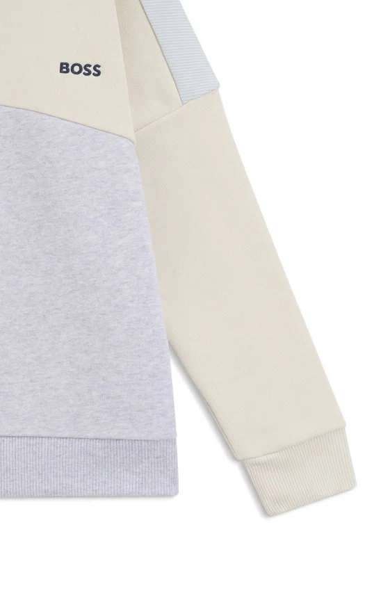 Kids’ colour-blocked sweatshirt in a cotton blend Kids’ colour-blocked sweatshirt in a cotton blend