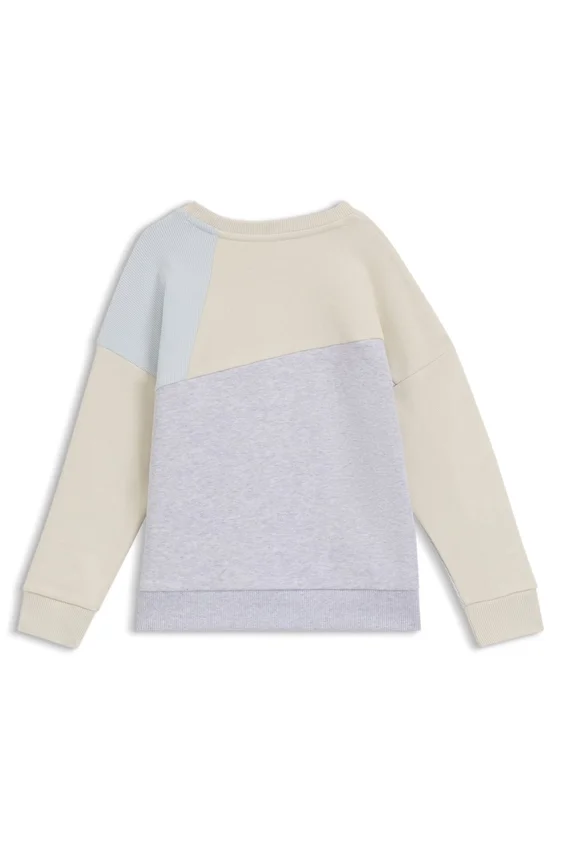 Kids’ colour-blocked sweatshirt in a cotton blend Kids’ colour-blocked sweatshirt in a cotton blend