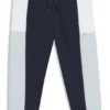 Kids’ colour-blocked tracksuit bottoms in a cotton blend