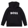 Kids’ contrast-logo hoodie in a cotton blend Kids’ contrast-logo hoodie in a cotton blend