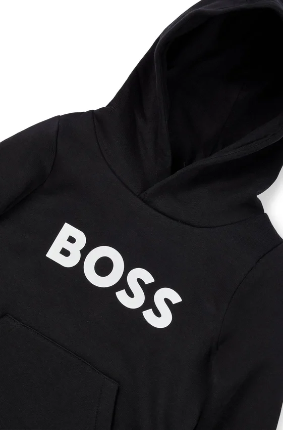 Kids’ contrast-logo hoodie in a cotton blend Kids’ contrast-logo hoodie in a cotton blend