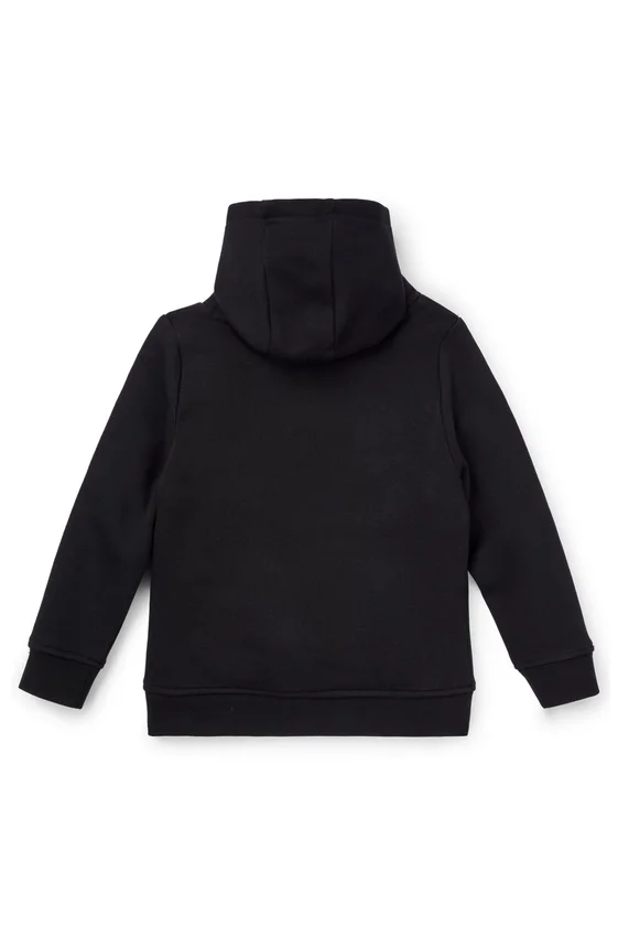 Kids’ contrast-logo hoodie in a cotton blend Kids’ contrast-logo hoodie in a cotton blend