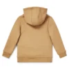 Kids’ contrast-logo hoodie in a cotton blend