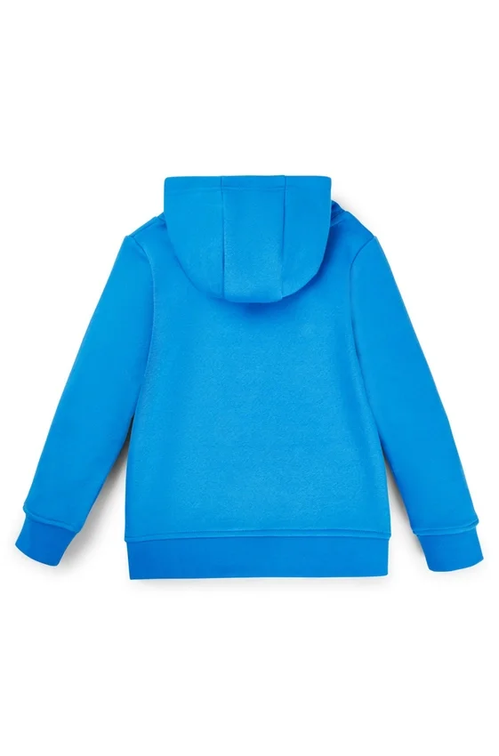 Kids’ contrast-logo hoodie in a cotton blend Kids’ contrast-logo hoodie in a cotton blend