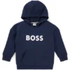 Kids’ contrast-logo hoodie in a loose fit Kids’ contrast-logo hoodie in a loose fit