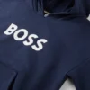 Kids’ contrast-logo hoodie in a loose fit Kids’ contrast-logo hoodie in a loose fit