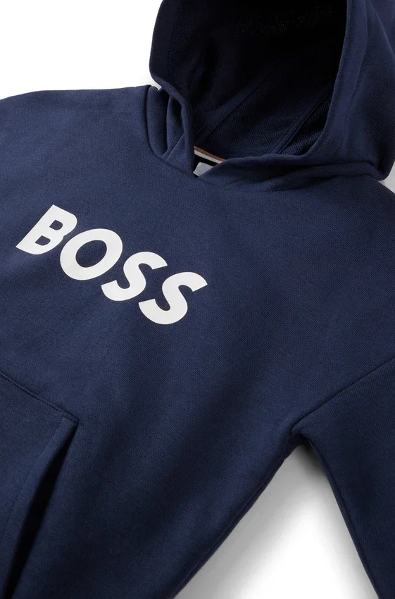Kids’ contrast-logo hoodie in a loose fit Kids’ contrast-logo hoodie in a loose fit