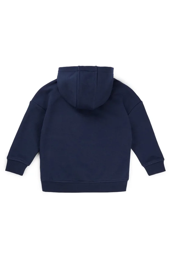 Kids’ contrast-logo hoodie in a loose fit Kids’ contrast-logo hoodie in a loose fit