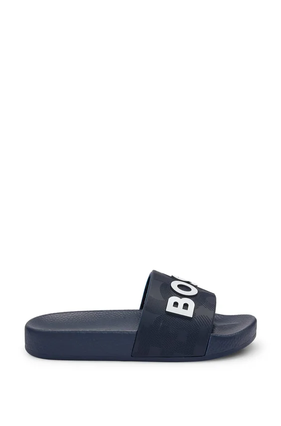 Kids’ contrast-logo slides in PVC Kids’ contrast-logo slides in PVC