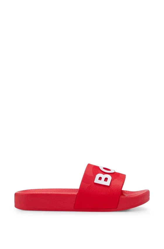 Kids’ contrast-logo slides in PVC Kids’ contrast-logo slides in PVC