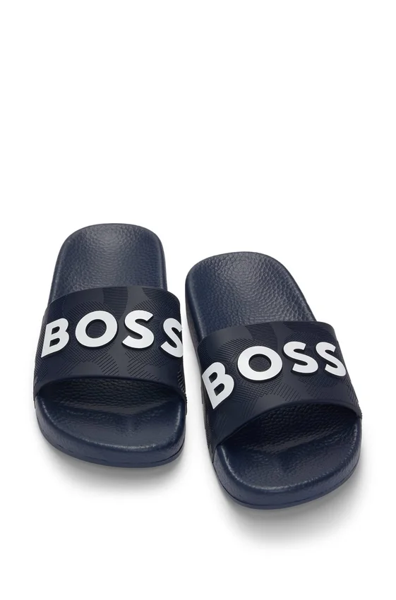 Kids’ contrast-logo slides in PVC Kids’ contrast-logo slides in PVC