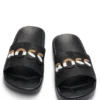 Kids’ contrast-logo slides in PVC Kids’ contrast-logo slides in PVC