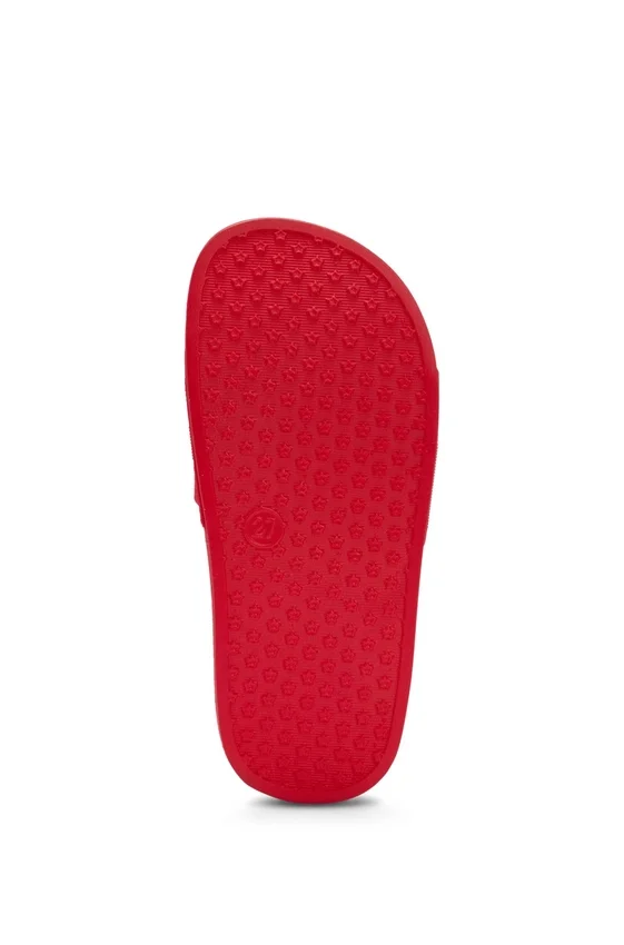Kids’ contrast-logo slides in PVC Kids’ contrast-logo slides in PVC