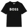 Kids’ contrast-logo T-shirt in cotton jersey Kids’ contrast-logo T-shirt in cotton jersey