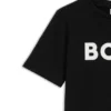 Kids’ contrast-logo T-shirt in cotton jersey Kids’ contrast-logo T-shirt in cotton jersey