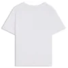 Kids’ contrast-logo T-shirt in cotton jersey