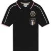 Kids’ contrast-stripe polo shirt in cotton piqué Kids’ contrast-stripe polo shirt in cotton piqué