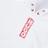 Kids’ cotton-blend hoodie with marker-style logos
