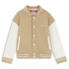 Kids’ cotton-blend jacket with back artwork Kids’ cotton-blend jacket with back artwork