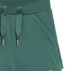 Kids’ cotton-blend shorts with logo plaque