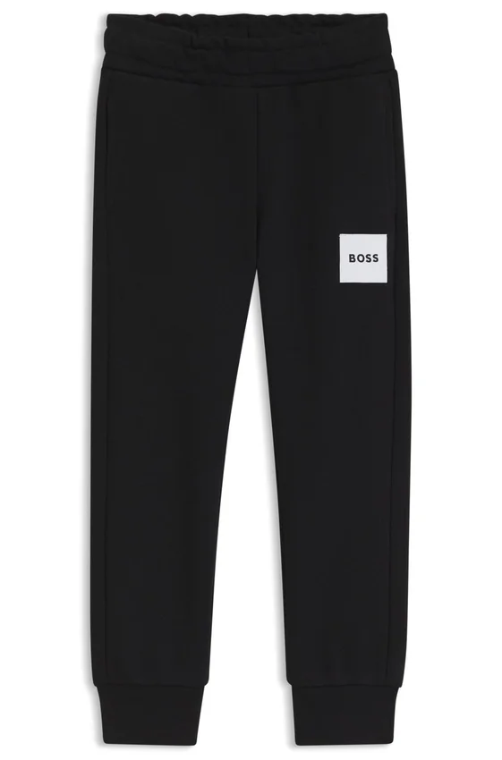 Kids’ cotton-blend sweatpants with logo label Kids’ cotton-blend sweatpants with logo label