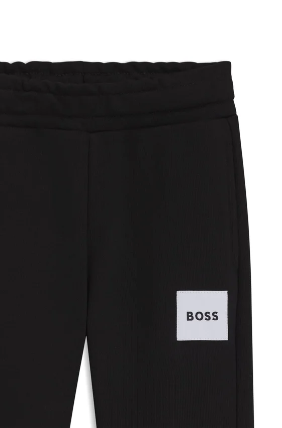 Kids’ cotton-blend sweatpants with logo label Kids’ cotton-blend sweatpants with logo label