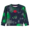 Kids’ cotton-blend sweatshirt with all-over print