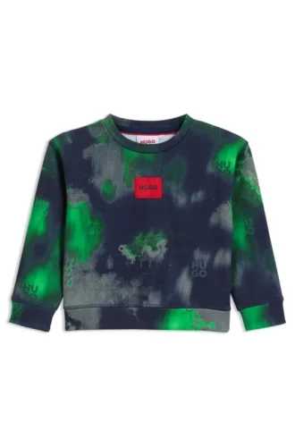 Kids’ cotton-blend sweatshirt with all-over print Kids’ cotton-blend sweatshirt with all-over print