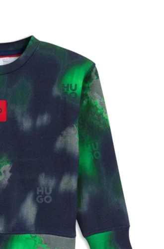Kids’ cotton-blend sweatshirt with all-over print Kids’ cotton-blend sweatshirt with all-over print
