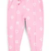 Kids’ cotton-blend tracksuit bottoms with logos and hearts Kids’ cotton-blend tracksuit bottoms with logos and hearts