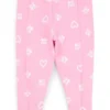 Kids’ cotton-blend tracksuit bottoms with logos and hearts Kids’ cotton-blend tracksuit bottoms with logos and hearts