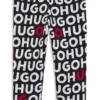 Kids’ cotton-blend tracksuit bottoms with repeat-logo print