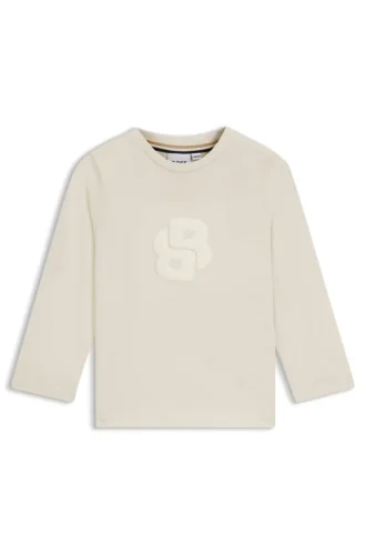 Kids’ cotton-jersey T-shirt with Double B monogram