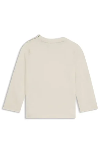 Kids’ cotton-jersey T-shirt with Double B monogram