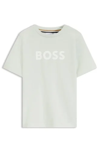Kids’ cotton-jersey T-shirt with logo print