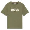 Kids’ cotton-jersey T-shirt with logo print