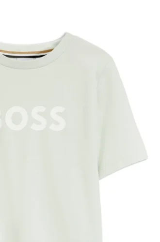 Kids’ cotton-jersey T-shirt with logo print