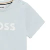 Kids’ cotton jersey T-shirt with logo print