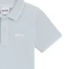 Kids’ cotton piqué polo shirt with logo print Kids’ cotton piqué polo shirt with logo print