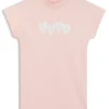 Kids’ cotton T-shirt dress with logo artwork Kids’ cotton T-shirt dress with logo artwork