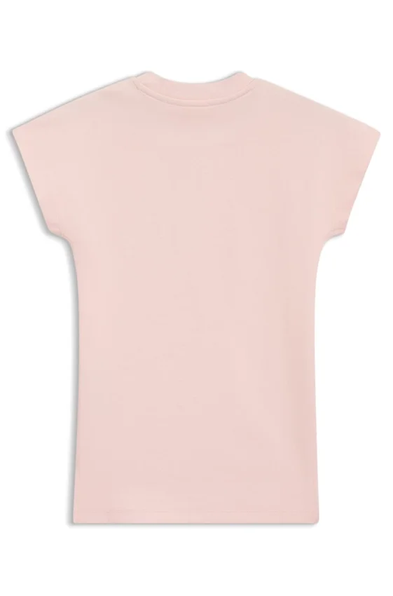 Kids’ cotton T-shirt dress with logo artwork Kids’ cotton T-shirt dress with logo artwork